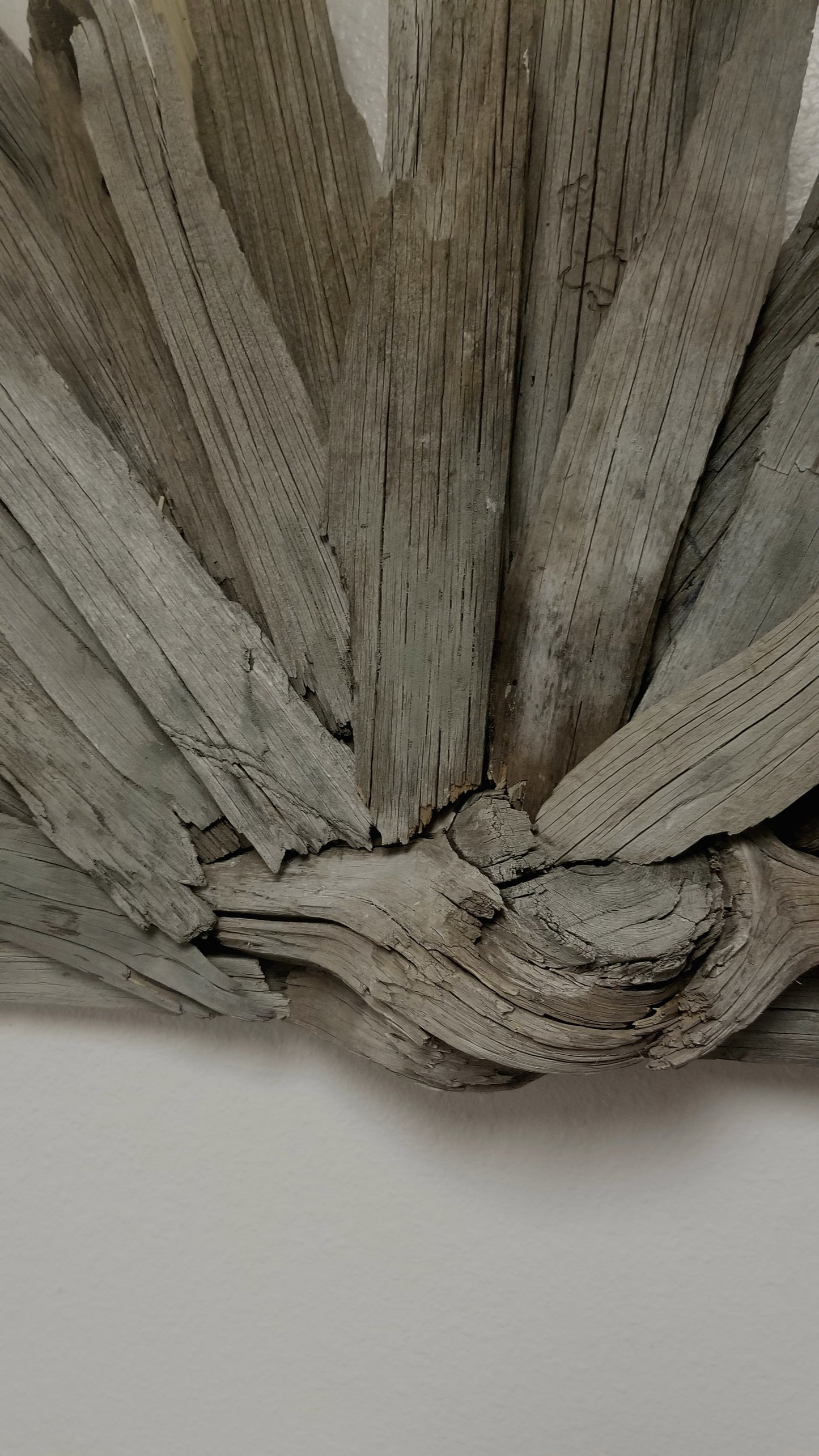 Wood Sun Wall Sculpture