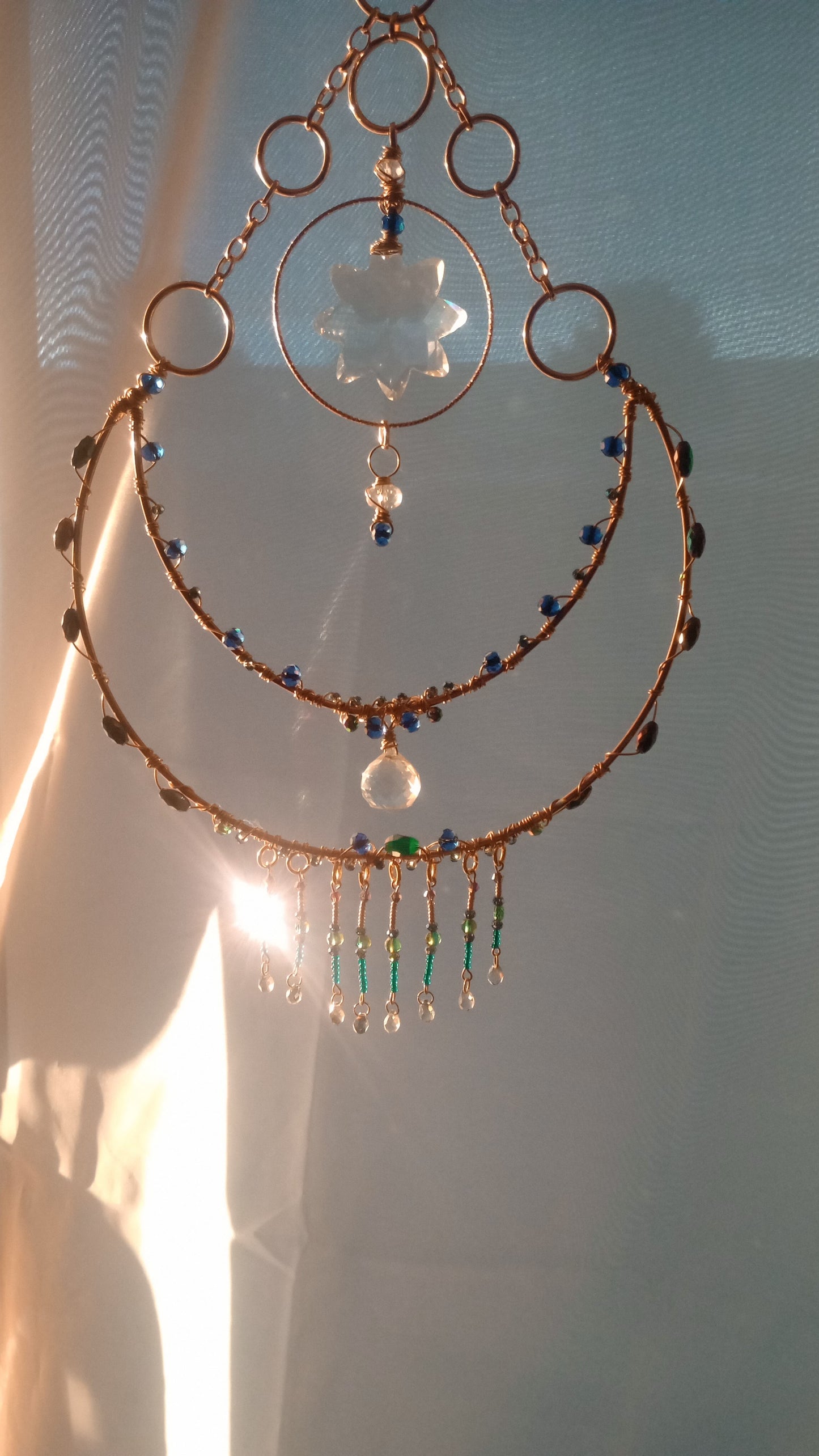 Royal Crescent Crystal Suncatcher