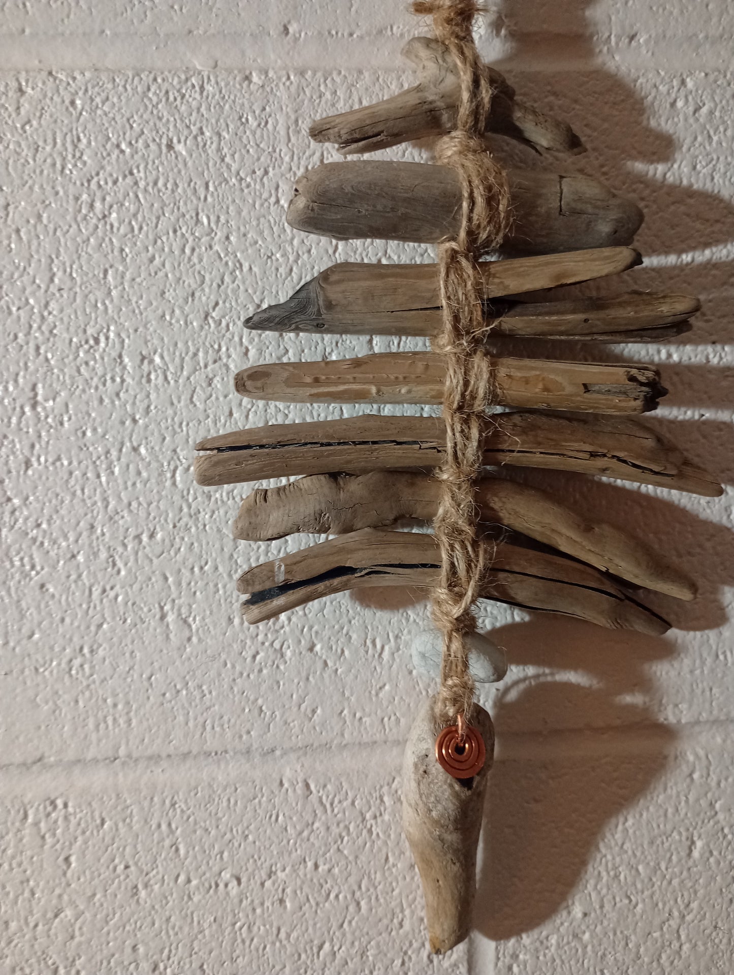 Driftwood and Stone Feng Shui Hanger