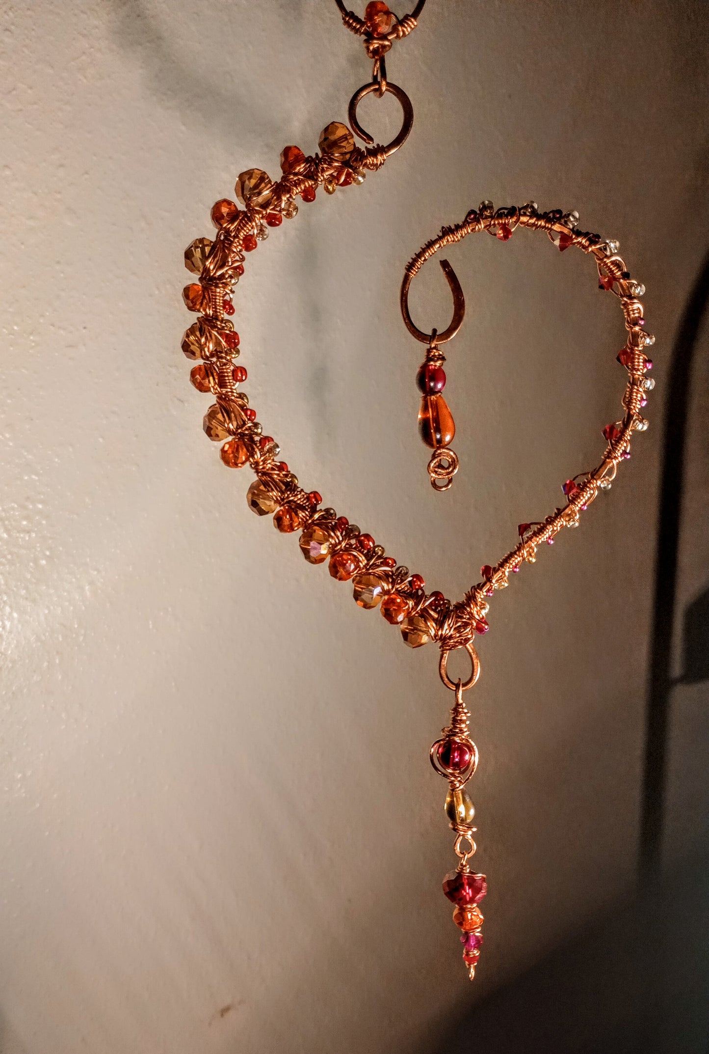 Fire Heart Suncatcher