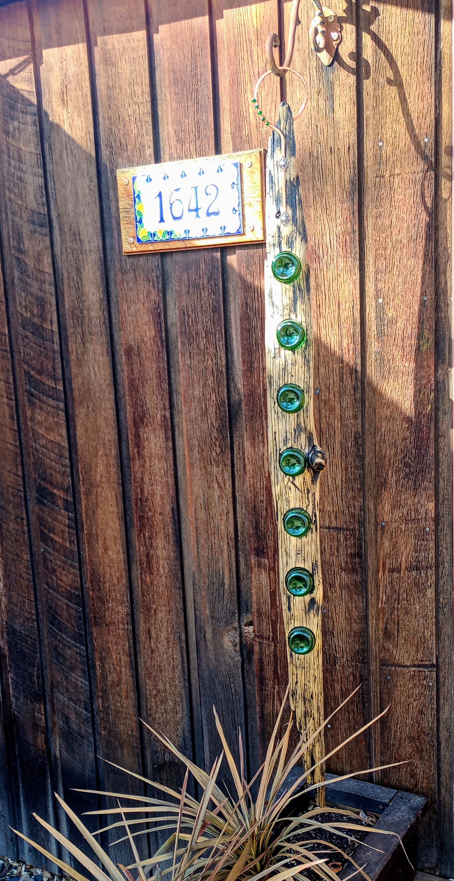 Lucky Seven Recycled Garden Suncatcher Home Accent