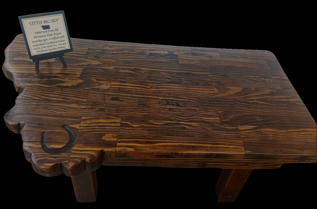 "Little Big Sky" Cedar Bench