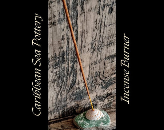 Caribbean Sea Pottery Incense Burner